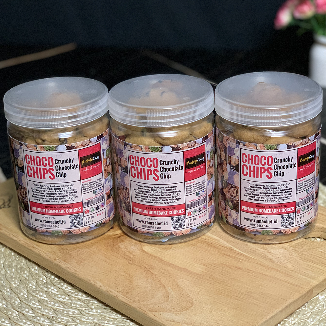 Kue Kering CHOCO CHIPS Coklat Milky